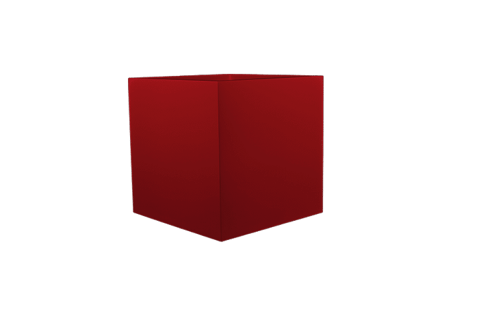 Montroy Cube Fiberglass Planter (Large sizes 32"- 60")